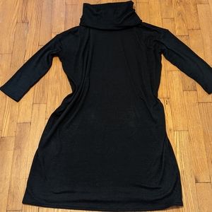 Gap thin sweater dress in black medium